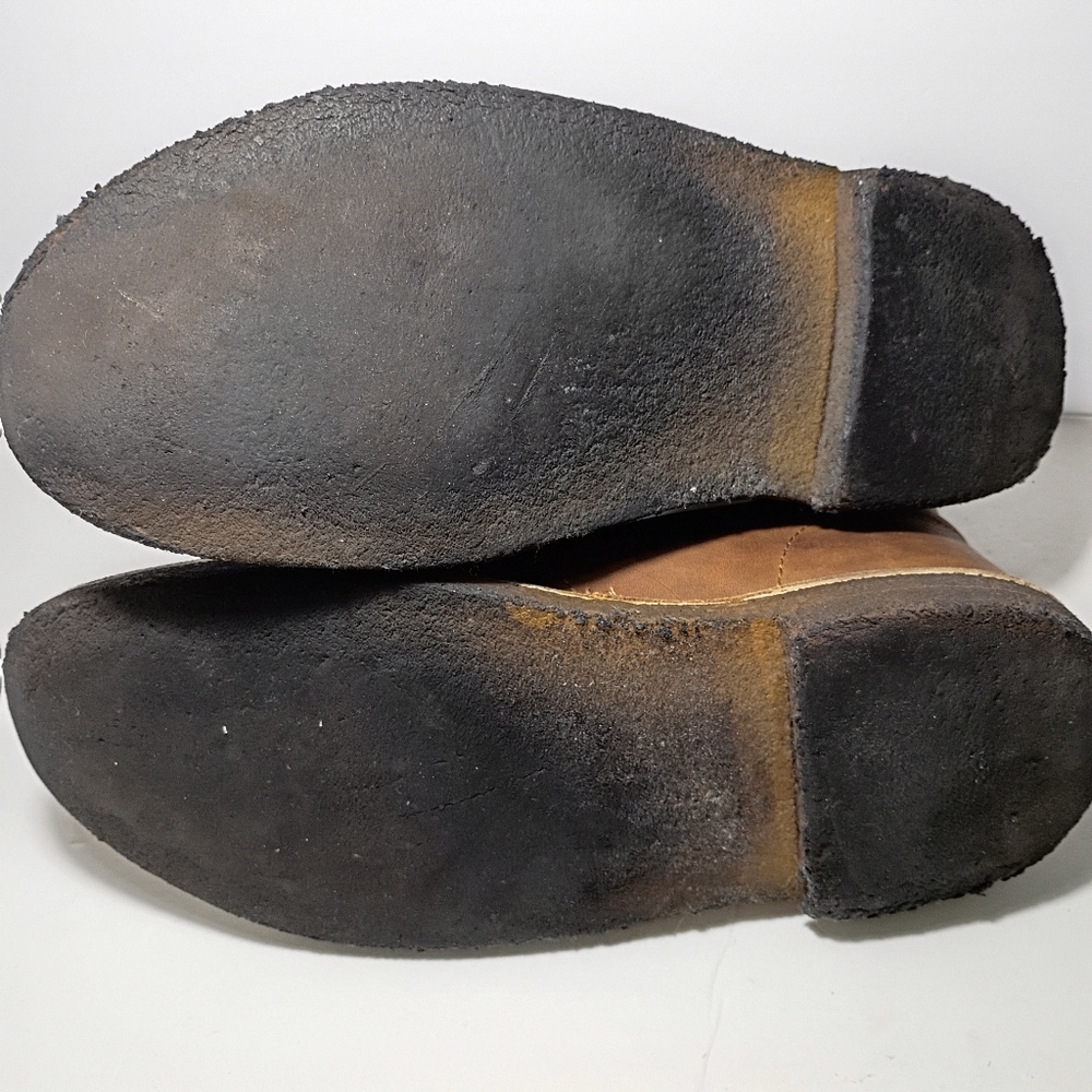 Clarks Men's Leather Chukka Boots Monahan Chukka Beeswax Leather Size 7.5 - Picture 7 of 7